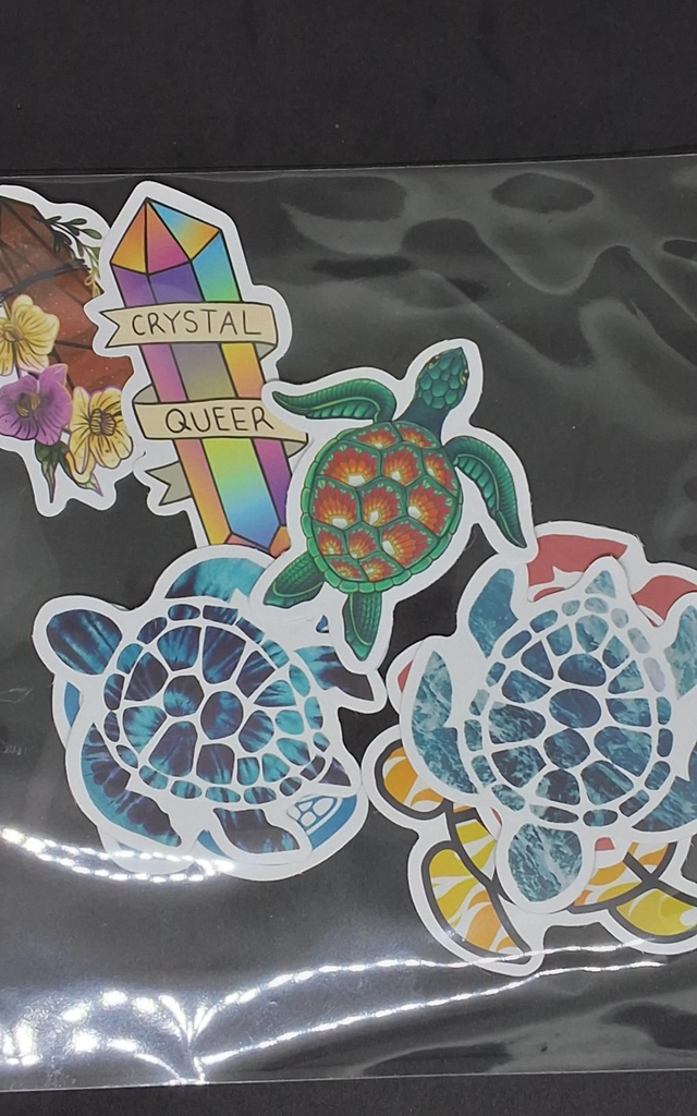 Autocollants  lot de tortues 