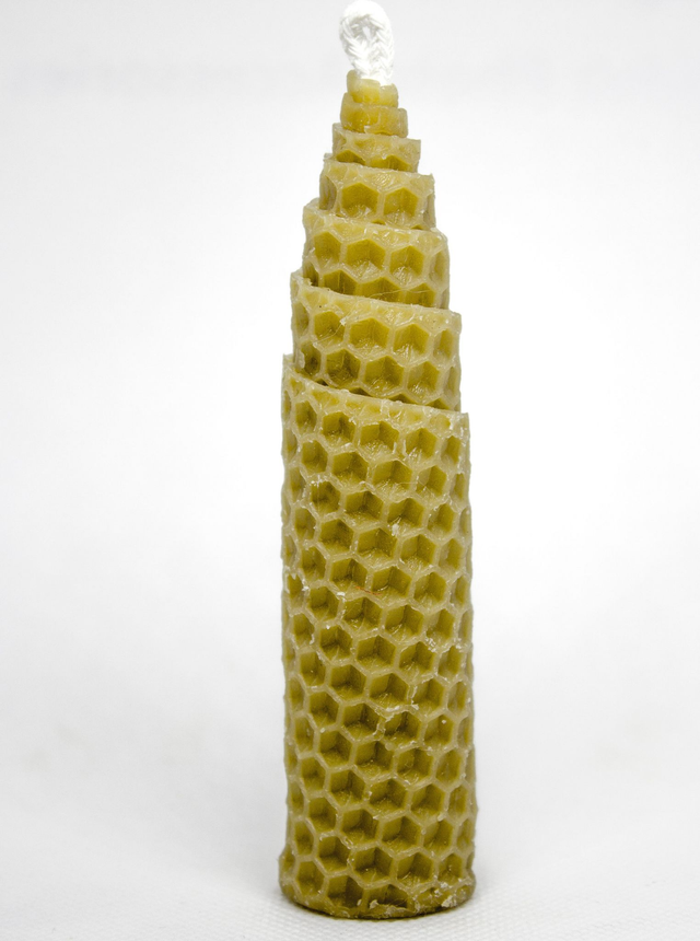 Vela de miel "Espiral"