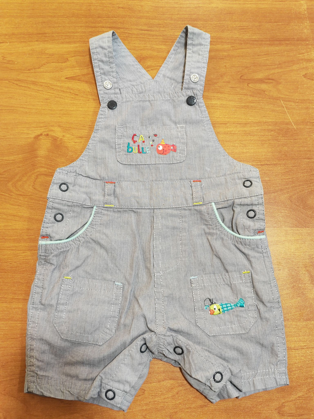 Salopette courte 3 mois 