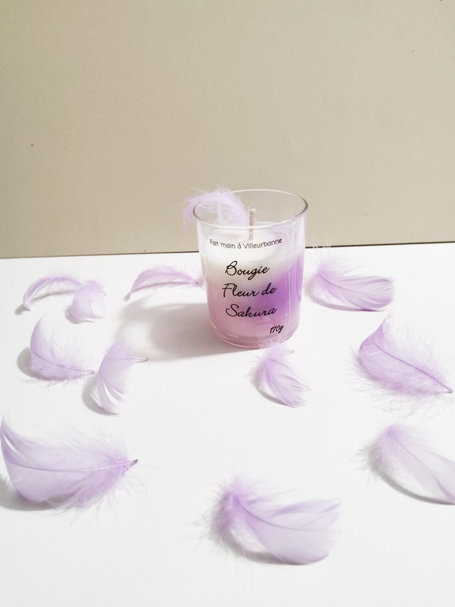 Bougie fleur de Sakura 170g