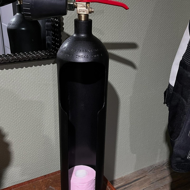 Extincteur papier toilette 