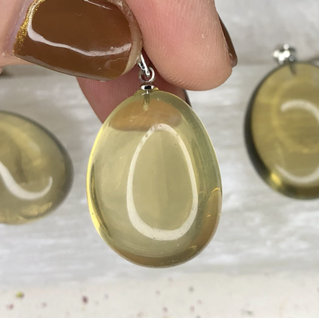 Pendentif Citrine Naturelle AA