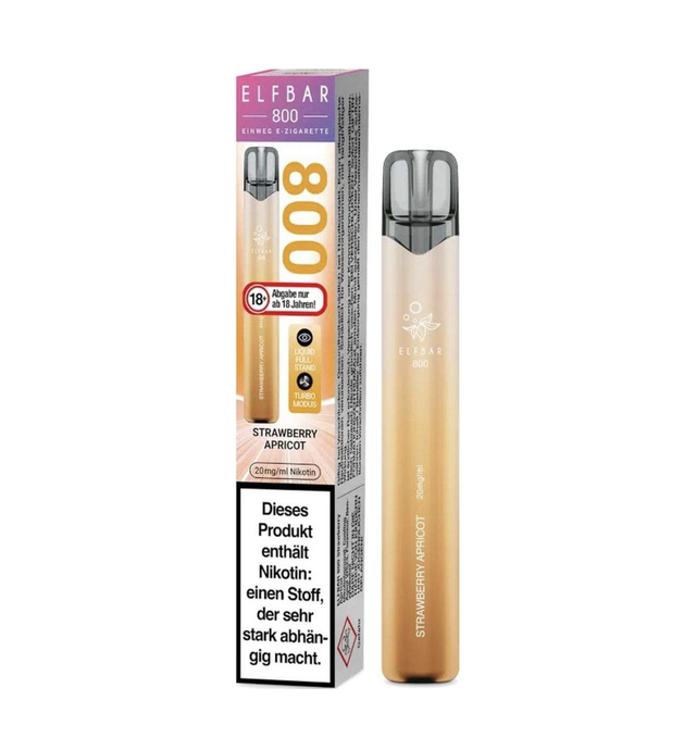 108 | Elfbar 800 Einweg E-Zigarette Strawberry Apricot 20mg Nikotin/ml