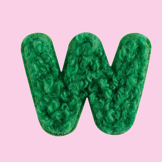 Fluffy Alphabets W