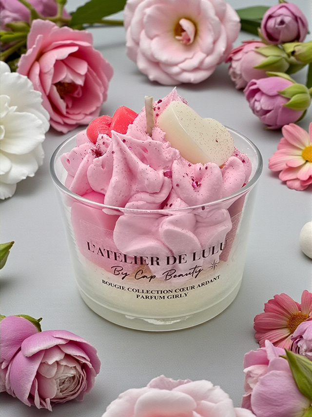 Bougie Saint-Valentin – Coeur Ardent (édition gourmande)