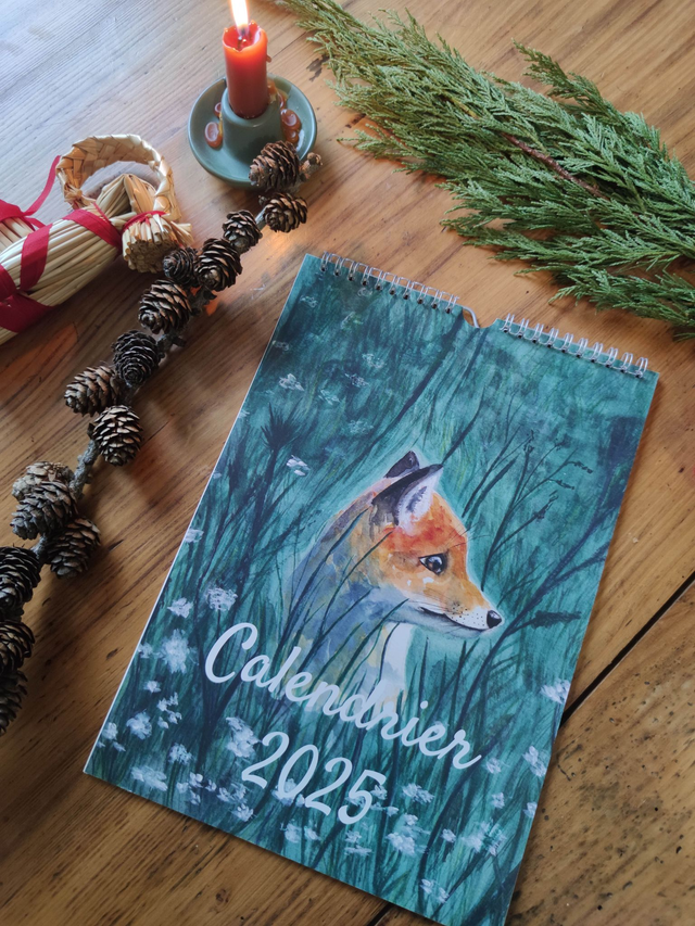 Calendrier annuel mural 2025 Format A4 