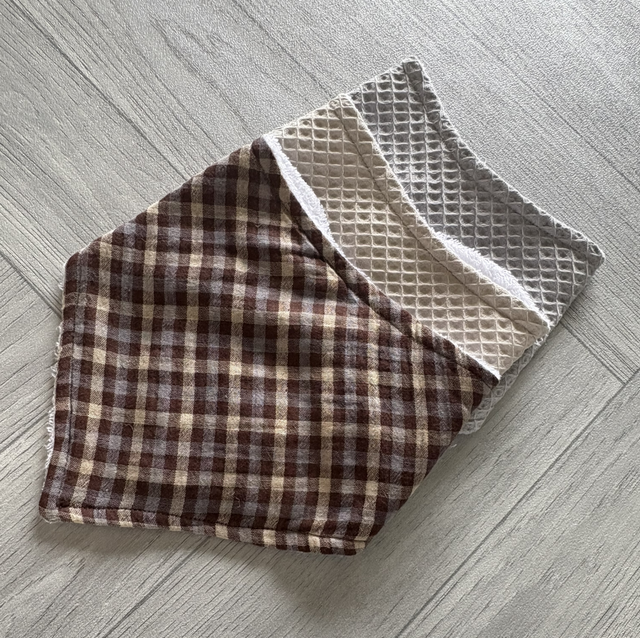 Three Pack Classic Style Bamboo Bibs 