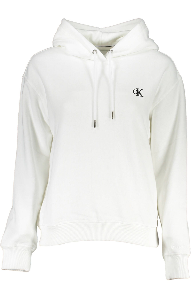 CALVIN KLEIN FELPA SENZA ZIP DONNA BIANCO