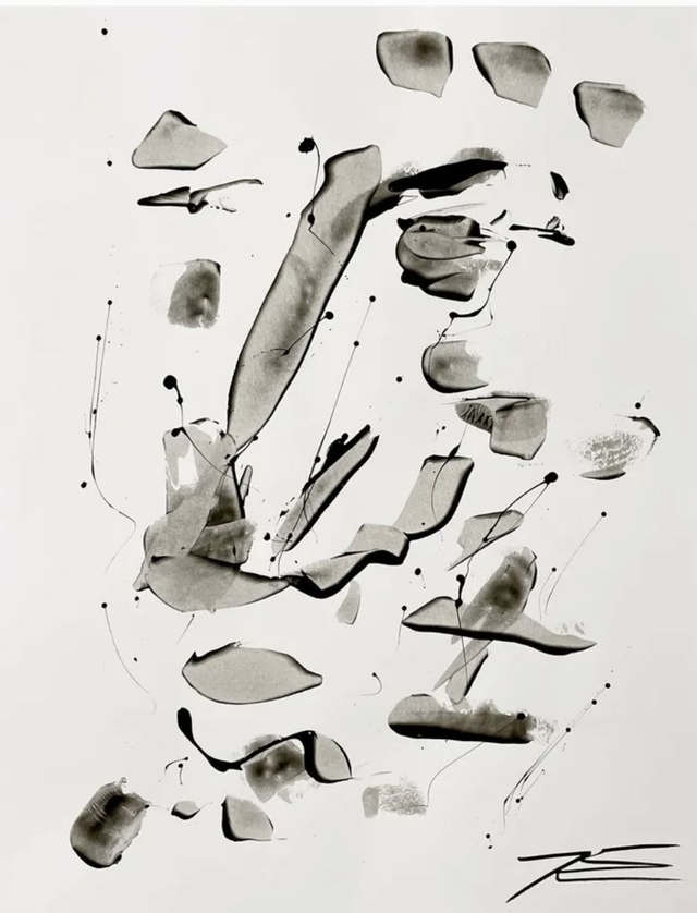 Oeuvre sur papier - Mistigri - 50x65cm