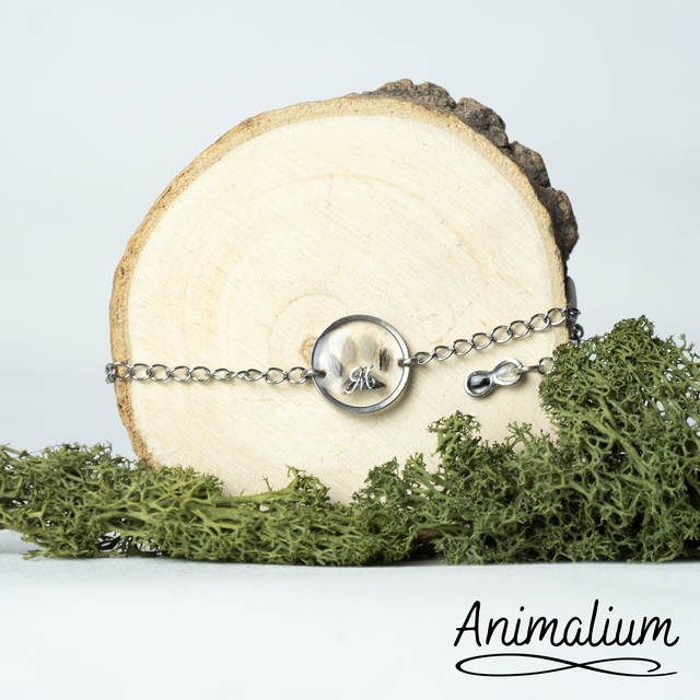 Bracelet empreinte poils