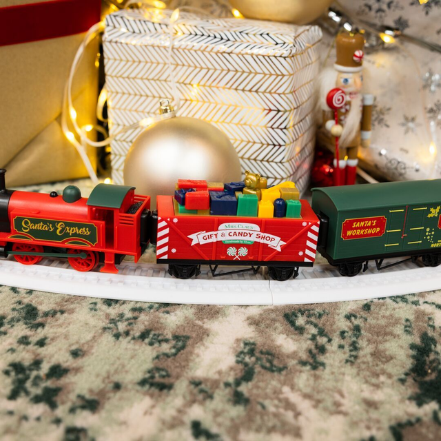 Santa’s Express Train Set - Rechargeable Battery