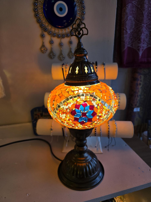 Large Mosaic Table Lamp