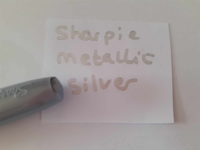 Zelebs in shed CHOOSE YOUR MARKER Sharpie METALLIC SILVER