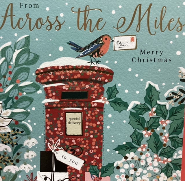 Christmas Across The Miles ( Postbox) GB 