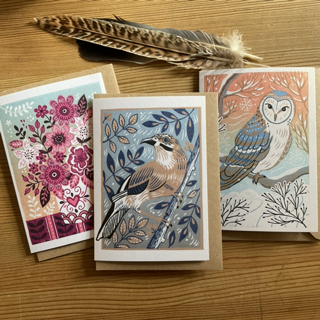 ‘Small’ A6 Greetings Card