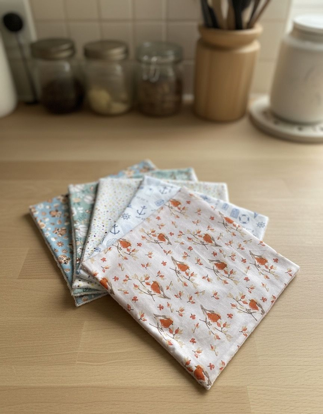 Essuie tous lavable x5