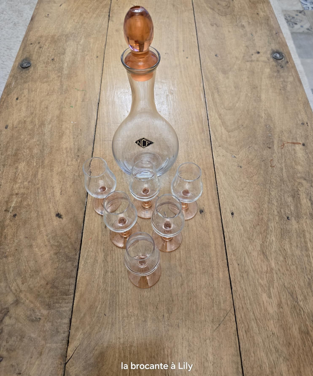 Service à digestif cristal 