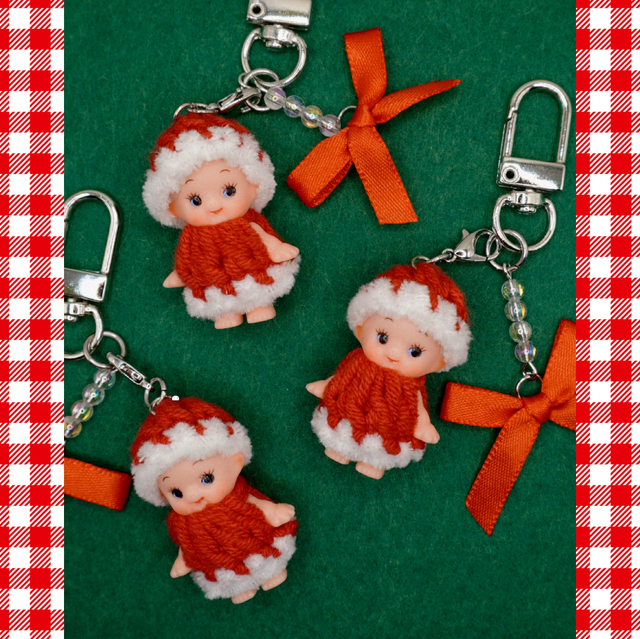 🎅🏻 mini kewpie charm 🎅🏻