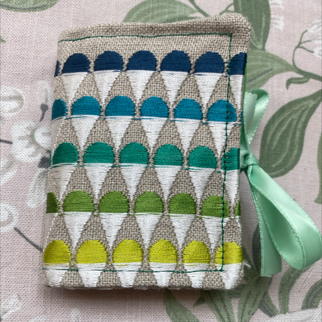 Blue Green Needle Pouch