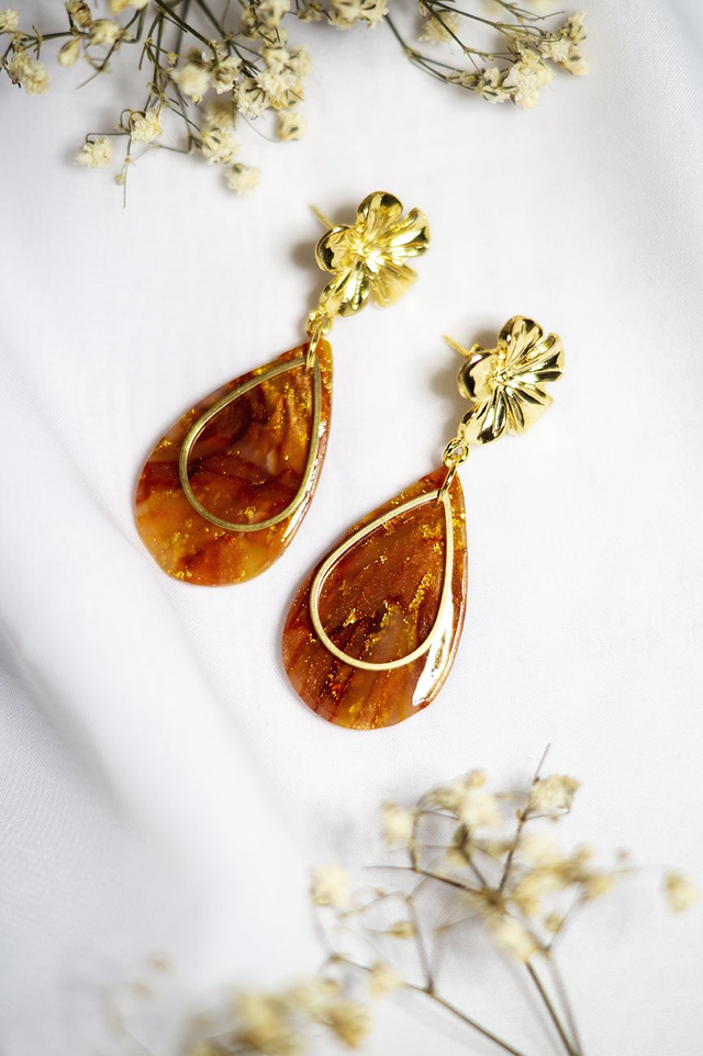 Coloris butternut - Boucles Flora 