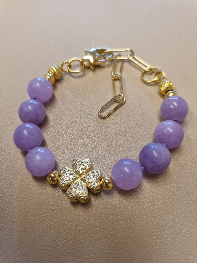 GEMMY by maja - Chunky Armband Lavendel Amethyst