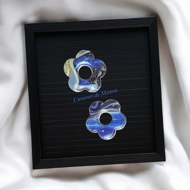 2 Pampilles fleurs (créoles interchangeables) 