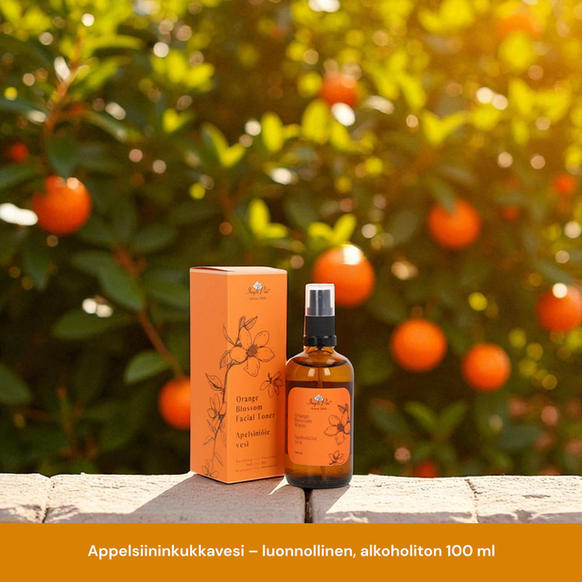 Appelsiininkukkavesi – luonnollinen, alkoholiton 100 ml