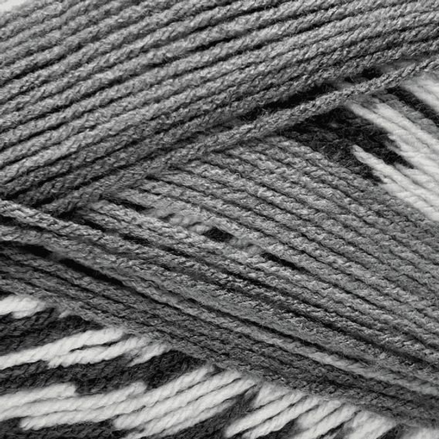 Woolcraft Baby Cakes Blanket in a Ball Aran 300g - 02 Greys