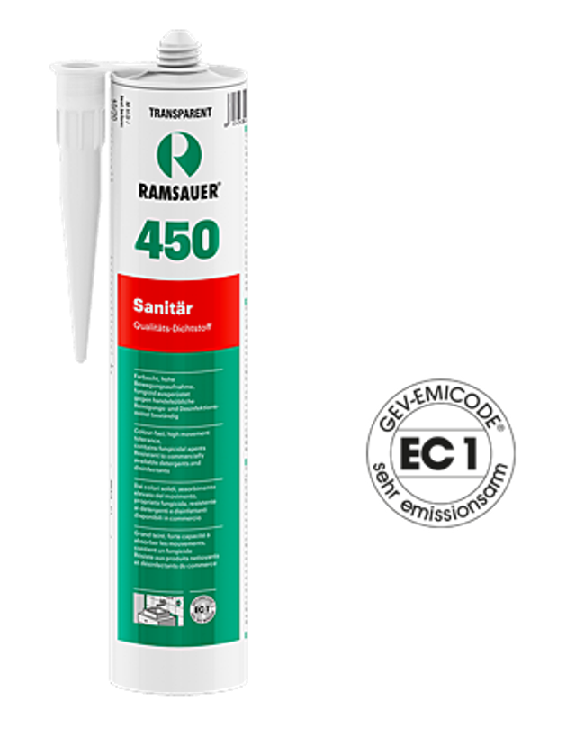 Sanitärsilikon Ramsauer 450 alle Farben 310ml Kartuschen