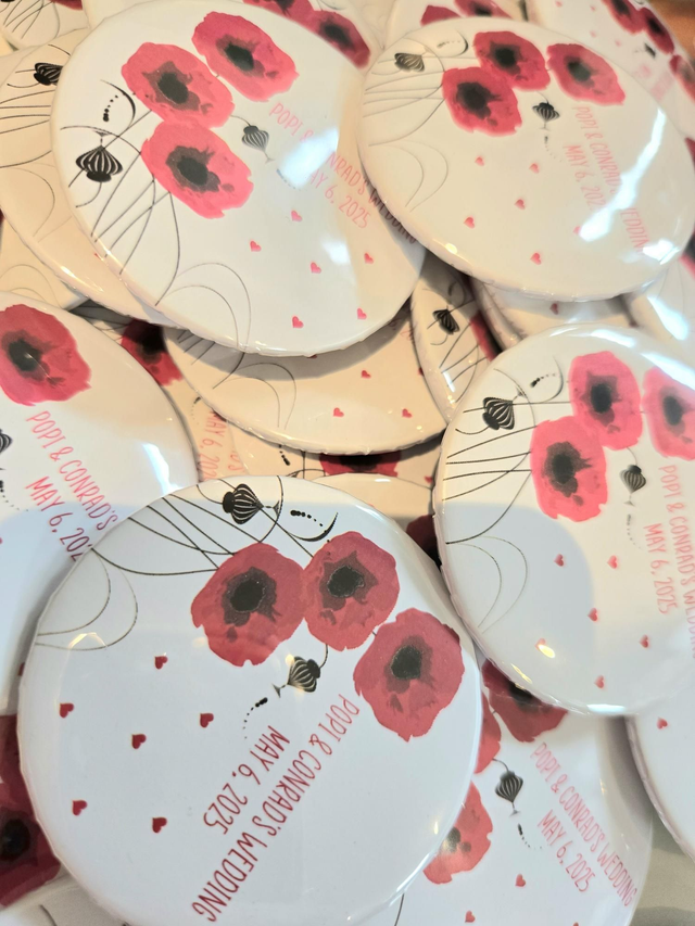 Badges 58 mm (impression et réalisation)