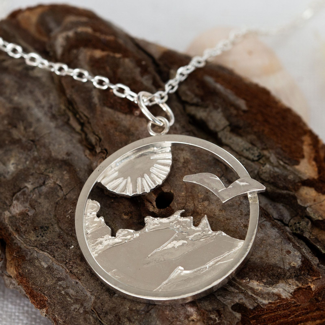 Sun and Sea large pendant