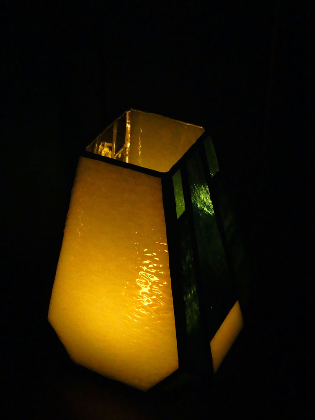 Vase Art déco - Aurores Boréales