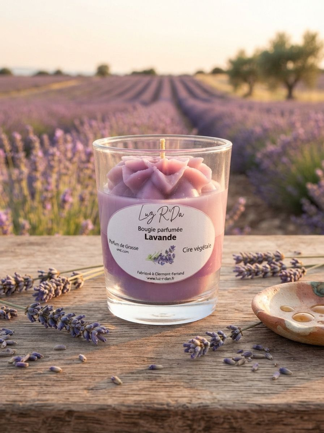 Bougie Déco - 60 grammes - "Lavande"