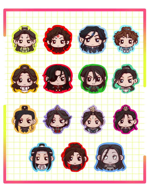 Danmei Acrylic Charms 