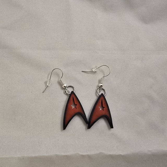 Boucles d'oreilles Star trek