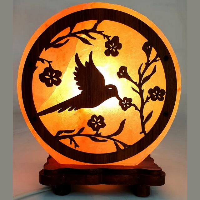 "Oiseau" - Lampe de sel à frame 5 kg