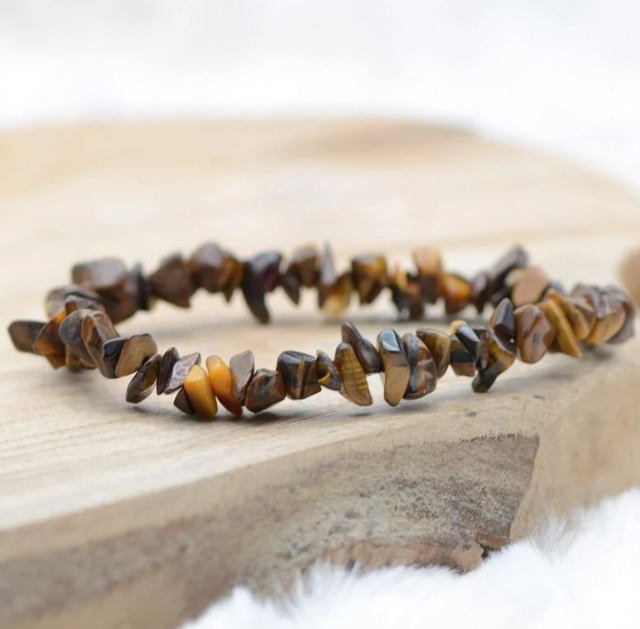 Bracelet en Œil de tigre Chips