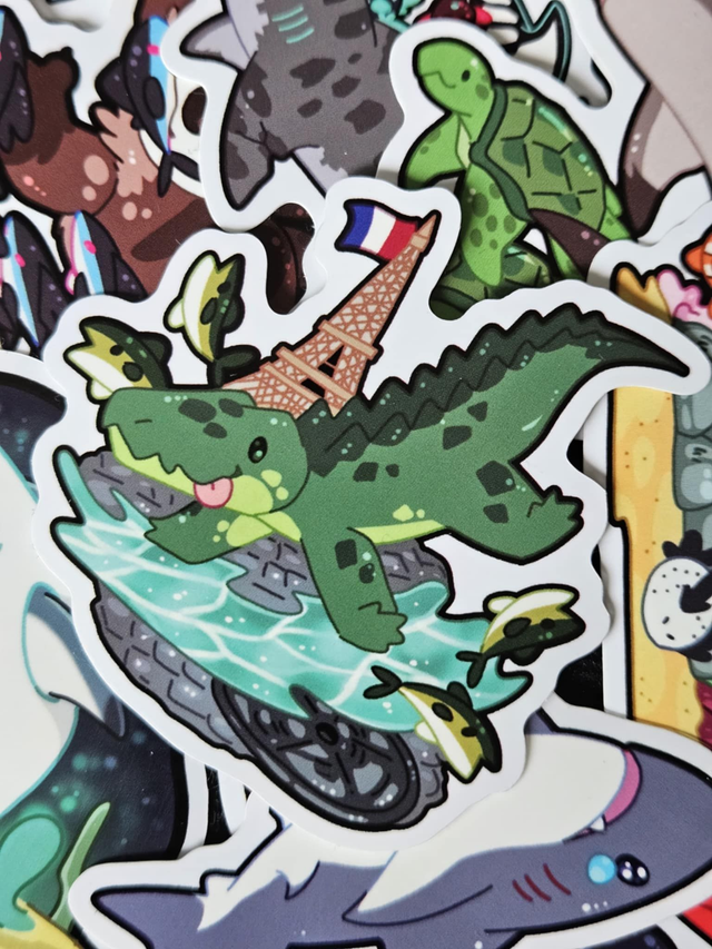 Sealife fauna stickers