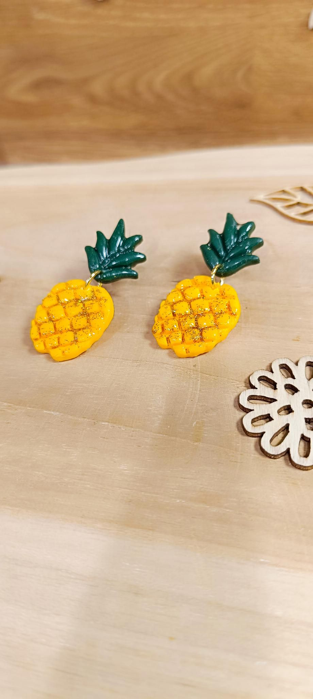 Boucles d'oreilles - Ananas