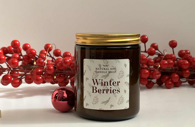 Winter Berries Soy Candle