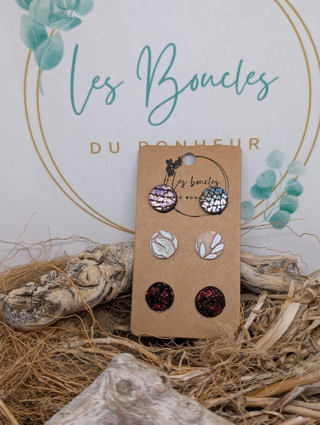 Lot de 3 paires de puces pu003