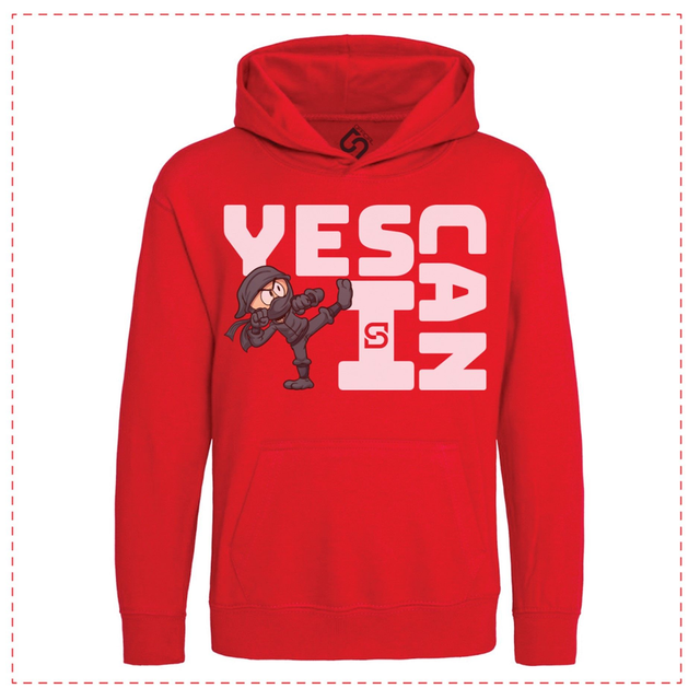 Kids YES I CAN Ninja Hoodie