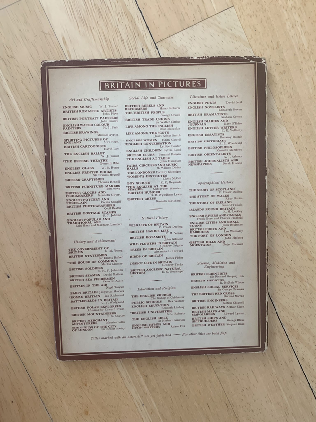 English Inns, Thomas Burke - 1944 Britain In Pictures Hardback