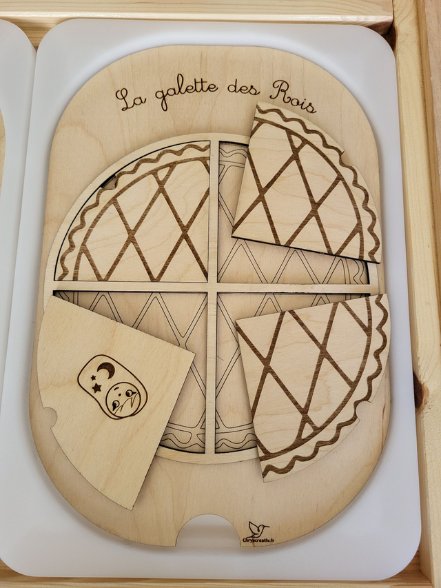 Galette des rois  à remplir 4 ou 6 parts