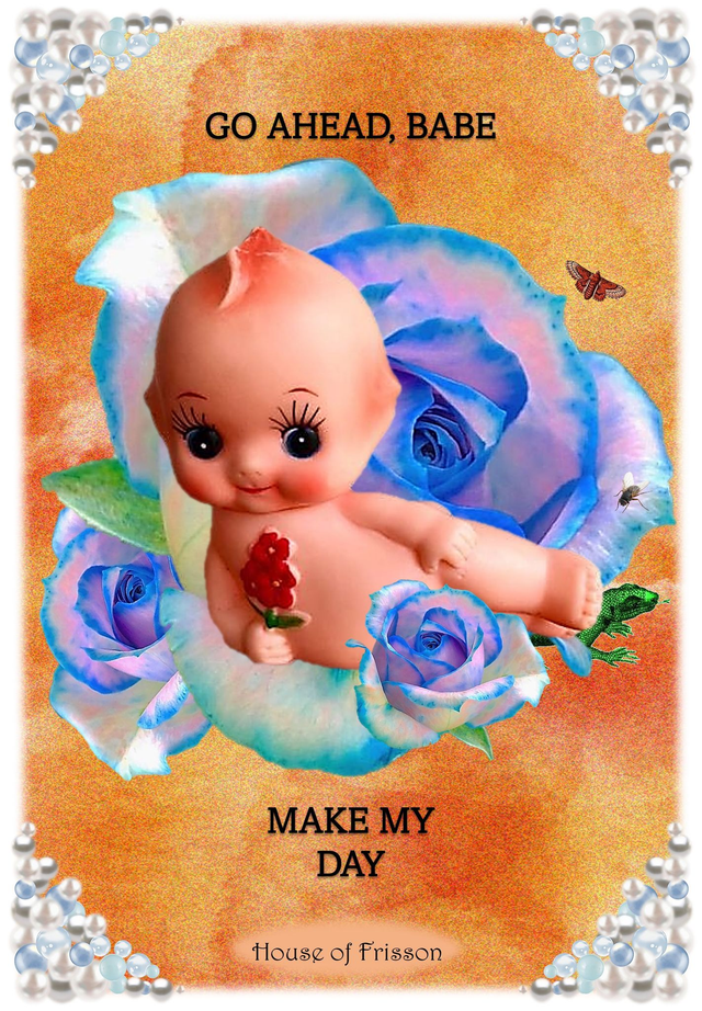 &quot;Go Ahead Babe Make My Day&quot; A3 Art Print by House of Frisson