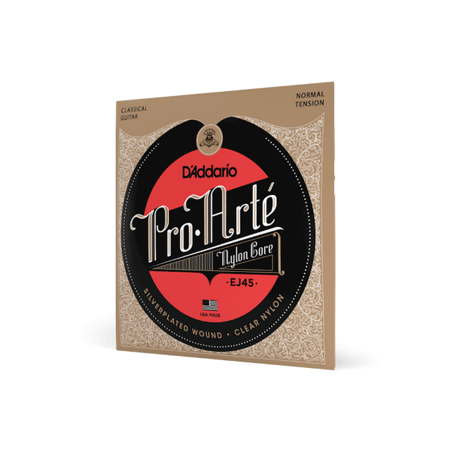 D'Addario Cordes en nylon pour guitare classique D'Addario Pro-Arte EJ45, Normal