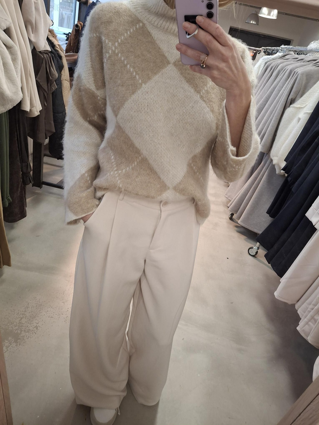 HACKBARTHS PALAZZO PANT BEIGE