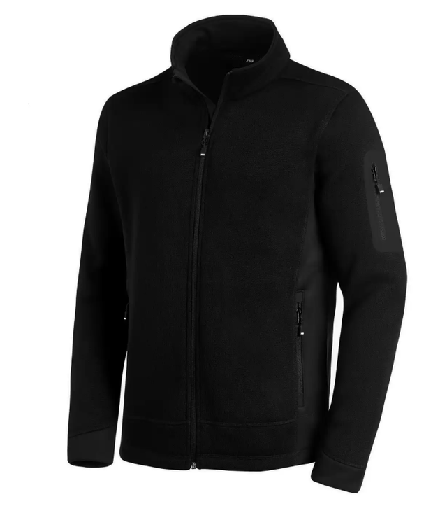 Christoph Strick-Fleece-Jacke-schwarz 20 