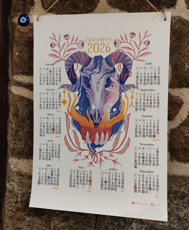 Calendrier païen 2026