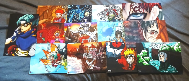 Naruto Lots Carte Postal